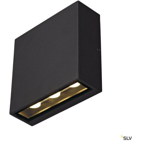 Applique extérieure BIG QUAD UP/DOWN gris LED 82W 3000K IP54 - SLV - 1005126 (1/5)