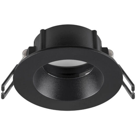 Collerette pour spot encastré NEW TRIA® 68 intérieur rond noir IP 65 - SLV - 1007345 (1/3)