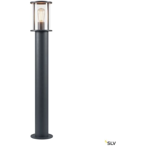 Borne extérieure PHOTONIA gris E27 60W max IP55 - SLV - 232075 (1/4)
