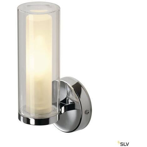 Applique intérieure WL 106 simple chrome E14 40W max IP44 - SLV - 1002228 (1/5)
