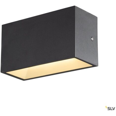 Applique extérieure up/down SITRA M gris LED 14W CCT IP65 bord mer - SLV - 1005151