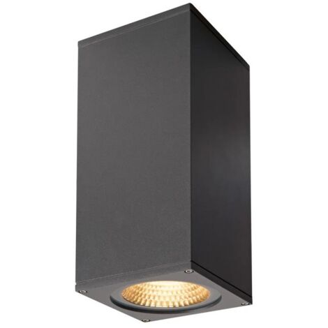 Applique extérieure BIG THEO FLOOD UP/DOWN gris LED 42W 3000K IP44 - SLV - 234505