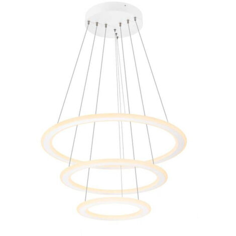 Suspension LED ONE FLAT intérieur blanc LED 58W IP 20 - SLV - 1007702 (1/5)