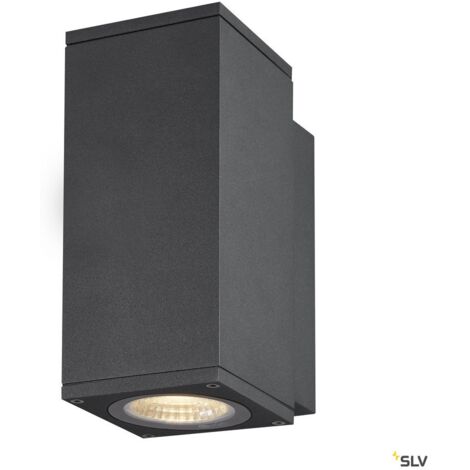 Applique extérieure ENOLA carré S gris LED 6W 3000K/4000K IP65 - SLV - 1003416