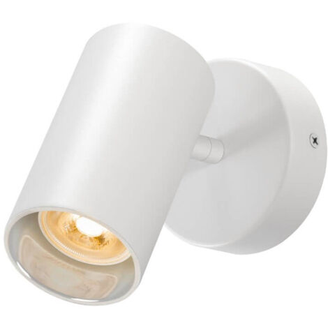 Applique et plafonnier ASTO TUBE cylindrique GU10 1x max. 10W blanc - SLV - 1006424 (1/3)