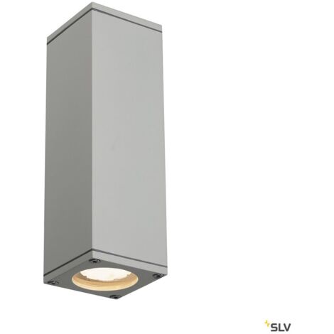 Applique extérieure THEO UP/DOWN gris GU10/QPAR51 2x 35W max IP44 - SLV - 229532