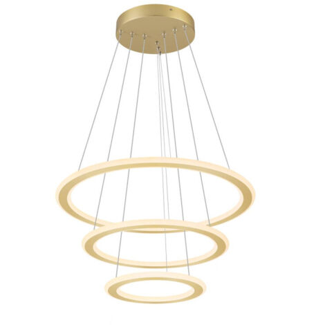 Suspension LED ONE FLAT intérieur laiton LED 58W IP 20 - SLV - 1007703 (1/5)