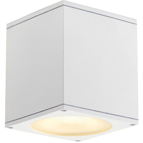 Plafonnier extérieur BIG THEO blanc GU10/QPAR111 75W max IP44 - SLV - 229551