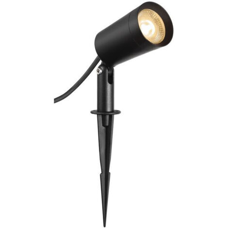 Projecteur extérieur SYNA PLANT spot piquet noir LED 6W 3000K 540lm IP65 - SLV - 1007146 (1/3)
