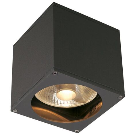 Applique extérieure BIG THEO gris GU10/QPAR111 75W max IP44 - SLV - 229565