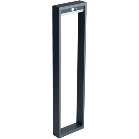 borne à led - europole serida solar - 4.4w - 3000k - 80 cm - gris - europole 69881