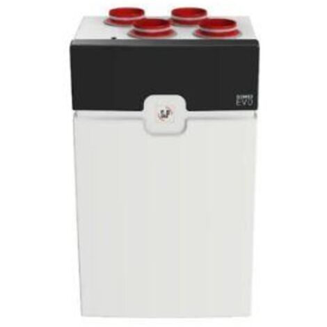 VMC double-flux DOMEO EVO très haut rendement 90%,225 m3/h,cde radio+sonde hygro S&P 600103