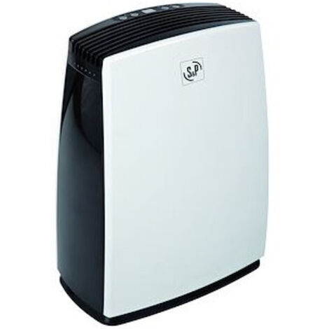 Déshumidificateur mobile pour surface optimum 45 m2, 415W, 20L/24h, réservoir 2L S&P (UNELVENT) 658659 (1/4)
