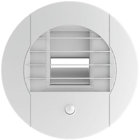 bouche de ventilation hygroréglable - 125 mm - 5-30m3/h - spéciale wc - a pile (1/3)