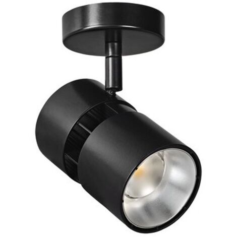 NINETY 01 Proj. s/patère noir angle 30° LED intég. 39W 3000K 4000lm ARIC 50574 (1/5)