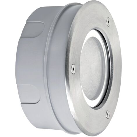 LUXMUR 2 Encastré Mur Ext. GX53 IP66 IK07 rond inox Lpe non incl. ARIC 1741 (1/2)