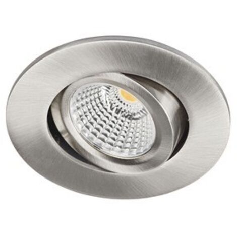 DL-ISO Encastré IP20 recouvrable nickel LED intég. 8W 65° 3000K 800lm ARIC 50633 (1/4)