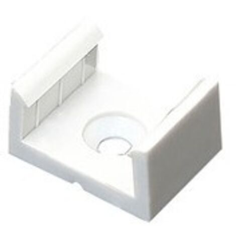 clip de montage - a visser - pour bandeau led lyn 10/14 - sachet de 10 - 55319 (1/3)