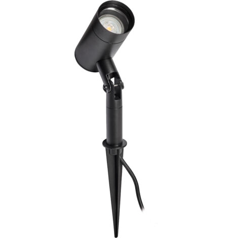 projecteur sur piquet - aric kiwi - gu10 - 7w - 3000k - gris anthracite - aric 3154 (1/5)
