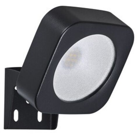 ZODIAK Proj. Ext. IP65 IK06 noir angle 100° LED intég. 10W 4000K 1100lm ARIC 50497 (1/5)