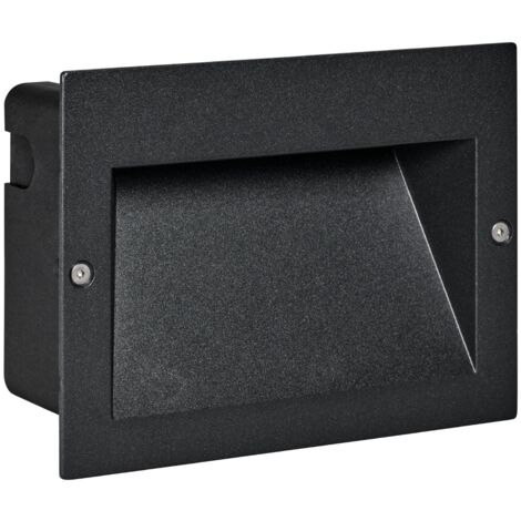 applique encastrée murale - aric inari - 10.5w - cct - ip65 - anthracite - aric 51348