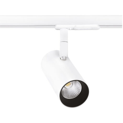 ELMA Proj. Rail 1 all.029 blanc angle 30° LED intég. 10,5W 3000K 850lm ARIC 50466 (1/5)