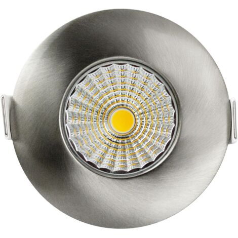 AQUAPRO Encastré IP20/65 Vol.2 fixe nickel LED intég. 8W 4000K 800lm ARIC 50795 (1/4)