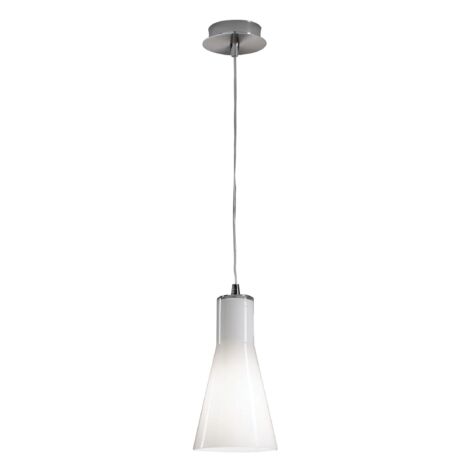 DIANA 140 Suspension E27 Ø140mm verre opale ARIC 4175 (1/4)