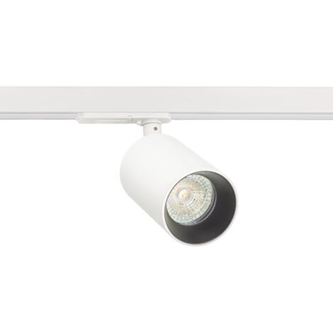 spot pour rail - aric nolan 029 - gu10 - 4.6w - 3000k - blanc - aric 50674 (1/6)