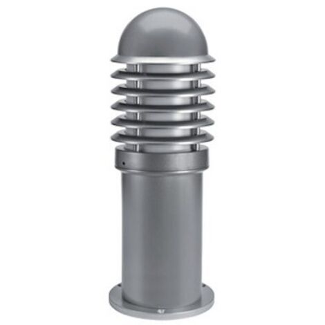 CALEO 1 Borne Ext. IP44 IK07 gris E27 100W max. Lpe non incl. haut.42cm ARIC 1793 (1/3)