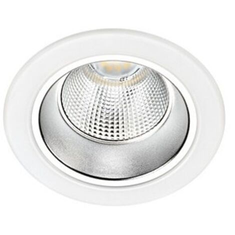 Encastré RIVA IP20 Ø113mm fixe blanc LED intég.10W 50° 3000K 900lm dim ARIC 50600 (1/4)