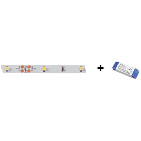 FLEXO-Ruban n/protg. IP20 24V 2,6W/m 30LED/m 4200K 160 lm/m lg 10m alim.incl. ARIC 55237 (1/2)