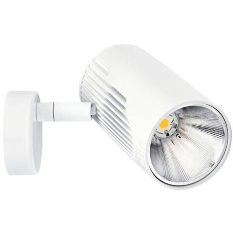 LUMI 01 Proj. s/patère blanc angle 32° LED intég. 19,5W 4000K 1650lm ARIC 50167 (1/4)