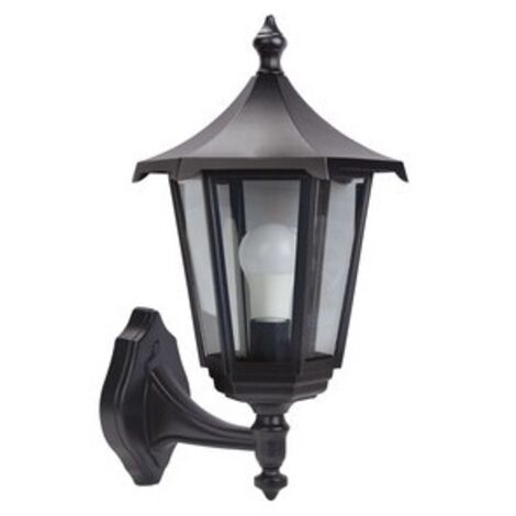 MONACO Appl. Mur Ext. (bas) IP43 IK02 noir E27 100W max. Lpe non incl. ARIC 3032 (1/3)