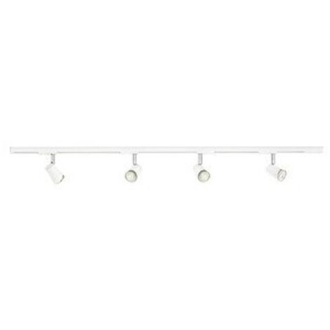 rail d'éclairage - aric kit judy - 2 mètres - 4 spots - 1 allumage - blanc - aric 4158 (1/4)