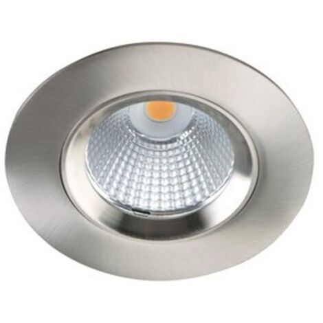 DL-084 Encastré IP20/44 recouvrable nickel LED intég. 8W 47° 4000K 680lm ARIC 50638 (1/5)