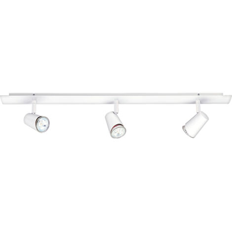 JUDY B3-Plaf./Appl. 3 spots GU10 blanc a/lpes LED 3,6W 3000K 400lm dimm. incl ARIC 4150 (1/5)