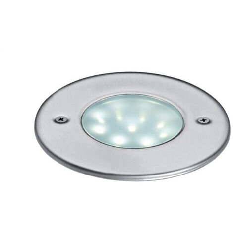 applique de sol encastrée - aric ego - a led - 1.5w - 3500k - inox - rond - aric 1757 (1/4)
