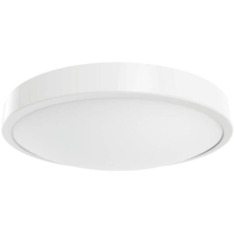 plafonnier à led - aric c4 - 21w - 4000k - blanc - ip44 - détecteur - aric 50511 (1/5)