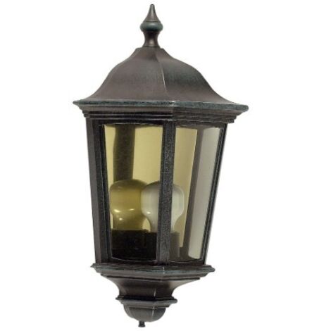LIZIO Applique Mur Ext. IP44 IK08 noir E27 100W max. Lpe non incl. ARIC 1930 (1/3)