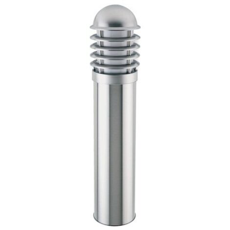 CALEO 2 Borne Ext. IP44 IK07 inox E27 100W max. Lpe non incl. haut.75cm ARIC 1856 (1/3)