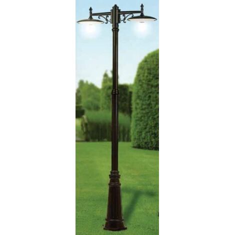 TOSCANE Lant.+Mat IP43 IK02 cuivré E27 2x57W max Lpe non incl haut.2,33m ARIC 4084 (1/2)