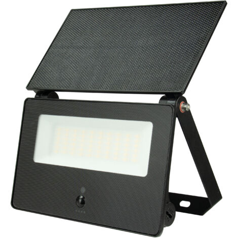TONIK SOLAIRE Projecteur solaire rectangulaire 3000K 18W 1300lm 25000h 110° IP65 ARIC 51772