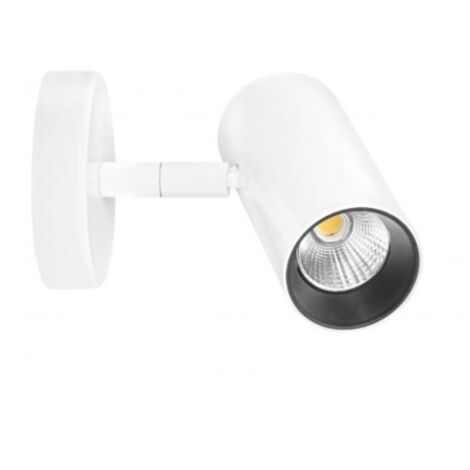 ELMA Proj. s/patère blanc angle 30° LED intég. 10,5W 4000K 850lm ARIC 50468 (1/3)