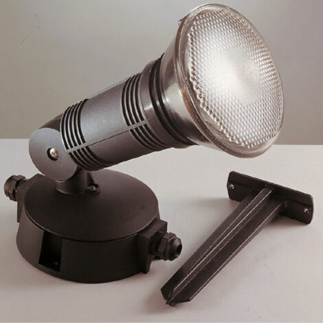 Aric – Projecteur extérieur orientable noir E27 80W IP65 230V – Inclinaison 180° – Pour chantiers humides – 790 (1/4)