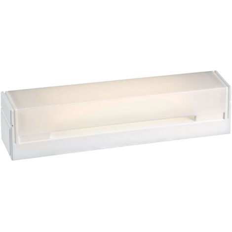 B.85C 00 Réglette S19 IP24 Vol.2 a/lpe LED 7W 2700K 600lm incl. opale ARIC 53031 (1/5)