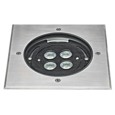 TECNISOL 150 Enc.Sol Ext. IP67 IK10 carré inox LED 12W 10° 4000K 850lm ARIC 50669 (1/4)