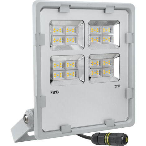 TWISTER 3 Proj. Ext. IP65 IK08 gris 90° LED integ. 149W 4000K 19500lm ARIC 50975 (1/5)