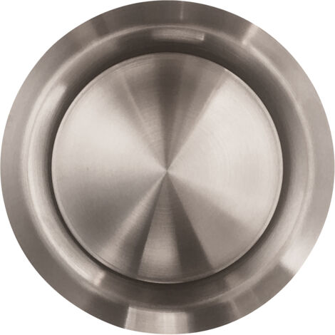 Axelair – Bouche VMC réglable extraction ou insufflation inox brossé Ø100 mm – Installation simplifiée pour systèmes de ventilation