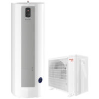 Atlantic – Ensemble chauffe-eau thermodynamique Calypso Split 270L vertical stable – COP 3,37 – Pilotage connecté via Cozytouch – ATLPACKSPLITCA270
